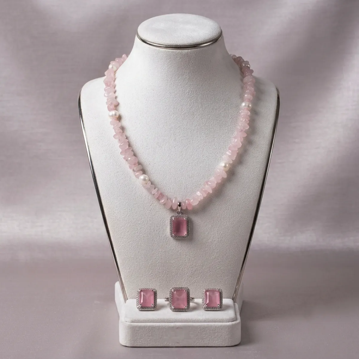 Original Stone Necklace Set