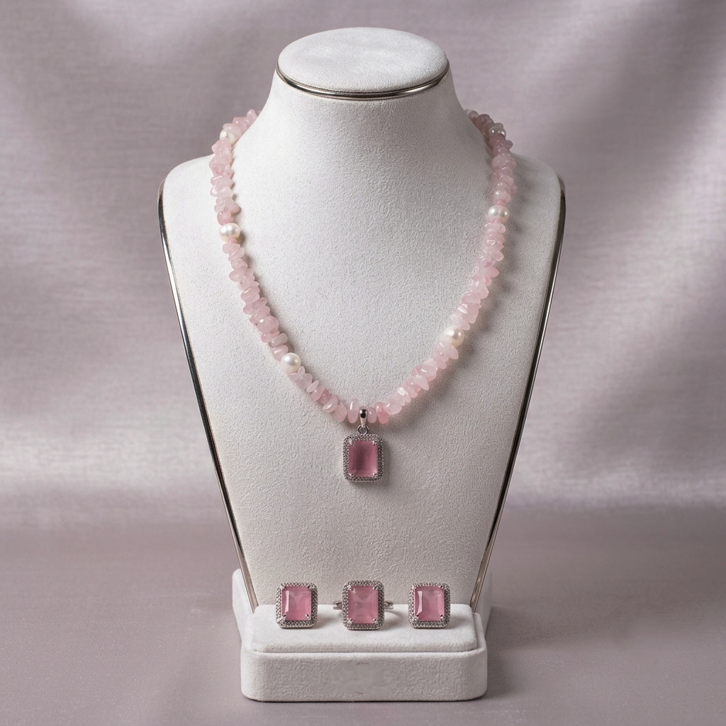 Original Stone Necklace Set_img_0