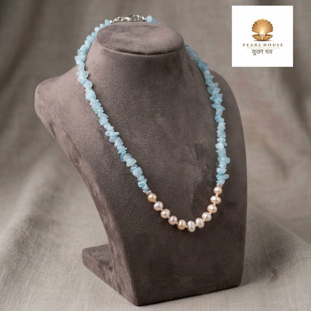 Original Pearl & Original Stone Necklace_img_2