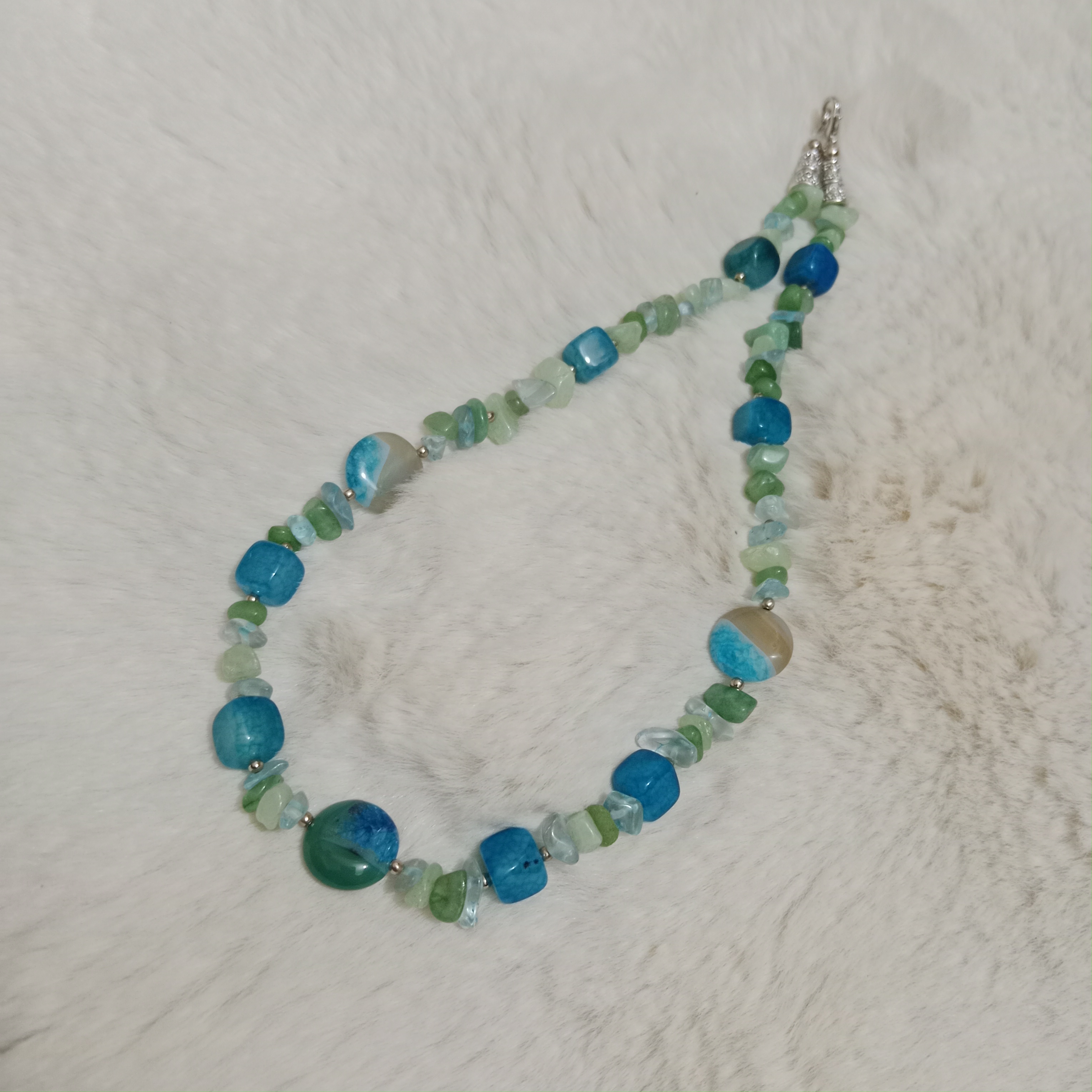 Original Stone One Layer Necklace_img_0