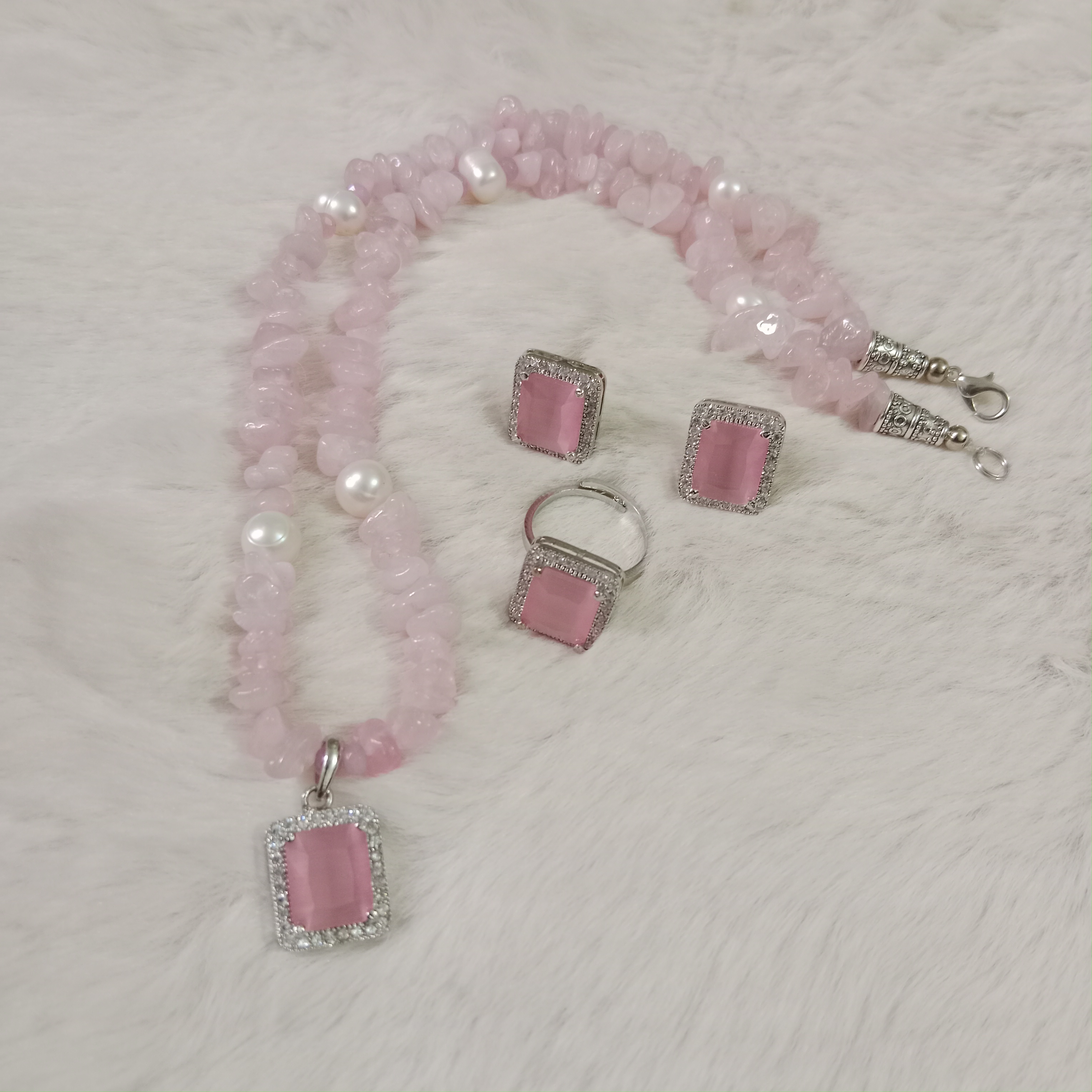 Original Stone Necklace Set_img_1