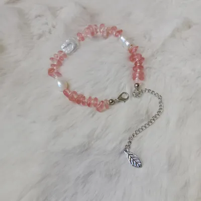 Original Pearl & Real Stone Combination Adjustable Bracelet_img_0