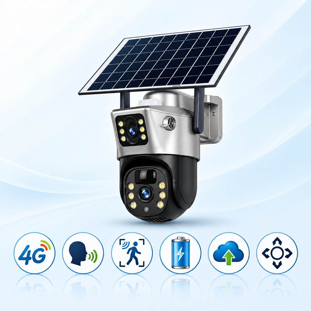 New Vision VTS-03 2-Lanc Solar Security Camera | NeW iT PoWeR
