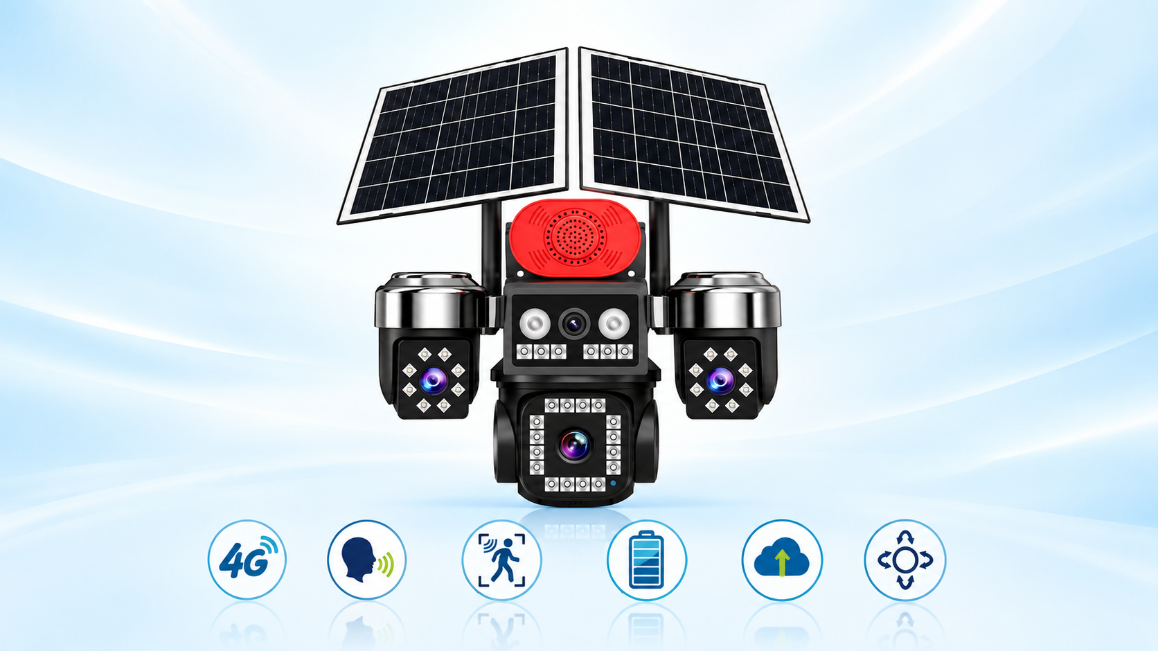 New Vision VTS40-G Solar AOV Titan 4G Security Camera | NeW iT PoWeR