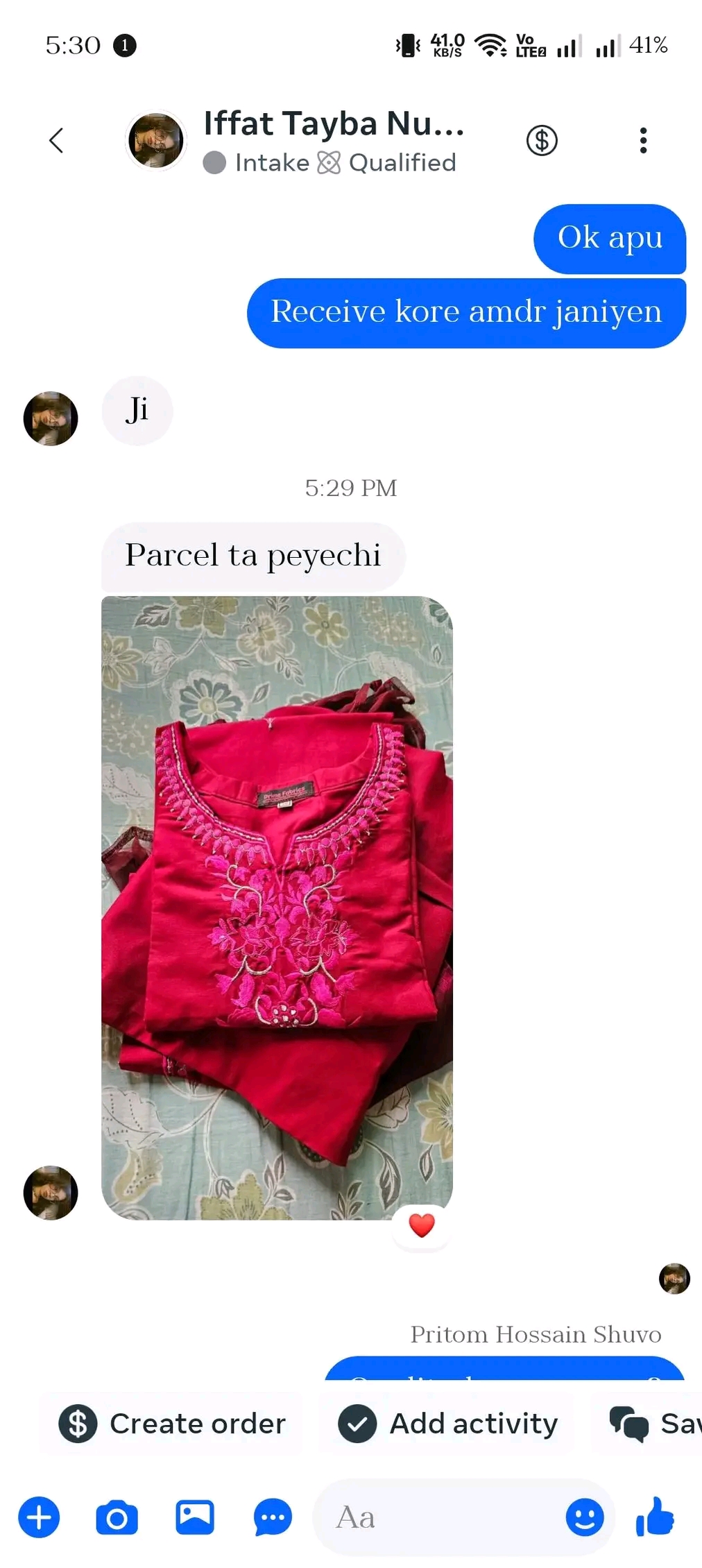 Customer review