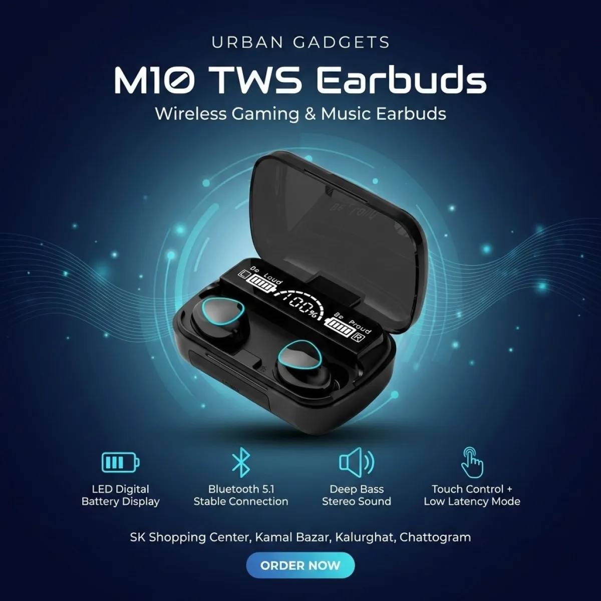 M10 Tws Earbuds
