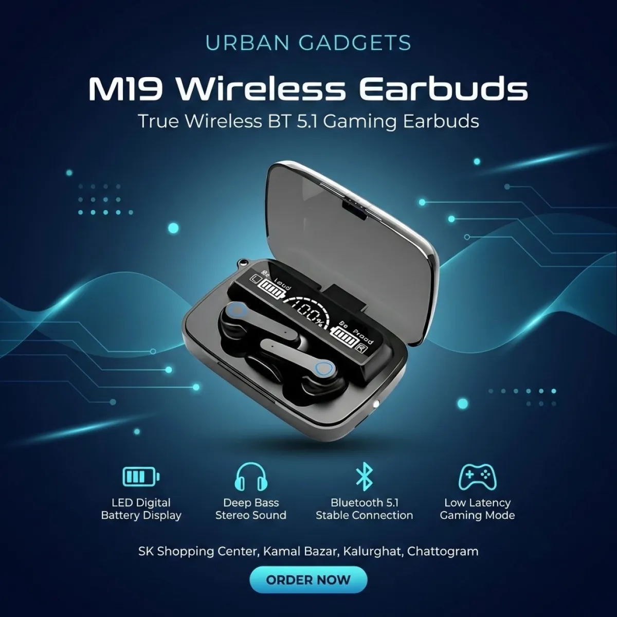 M19 Tws Earbuds