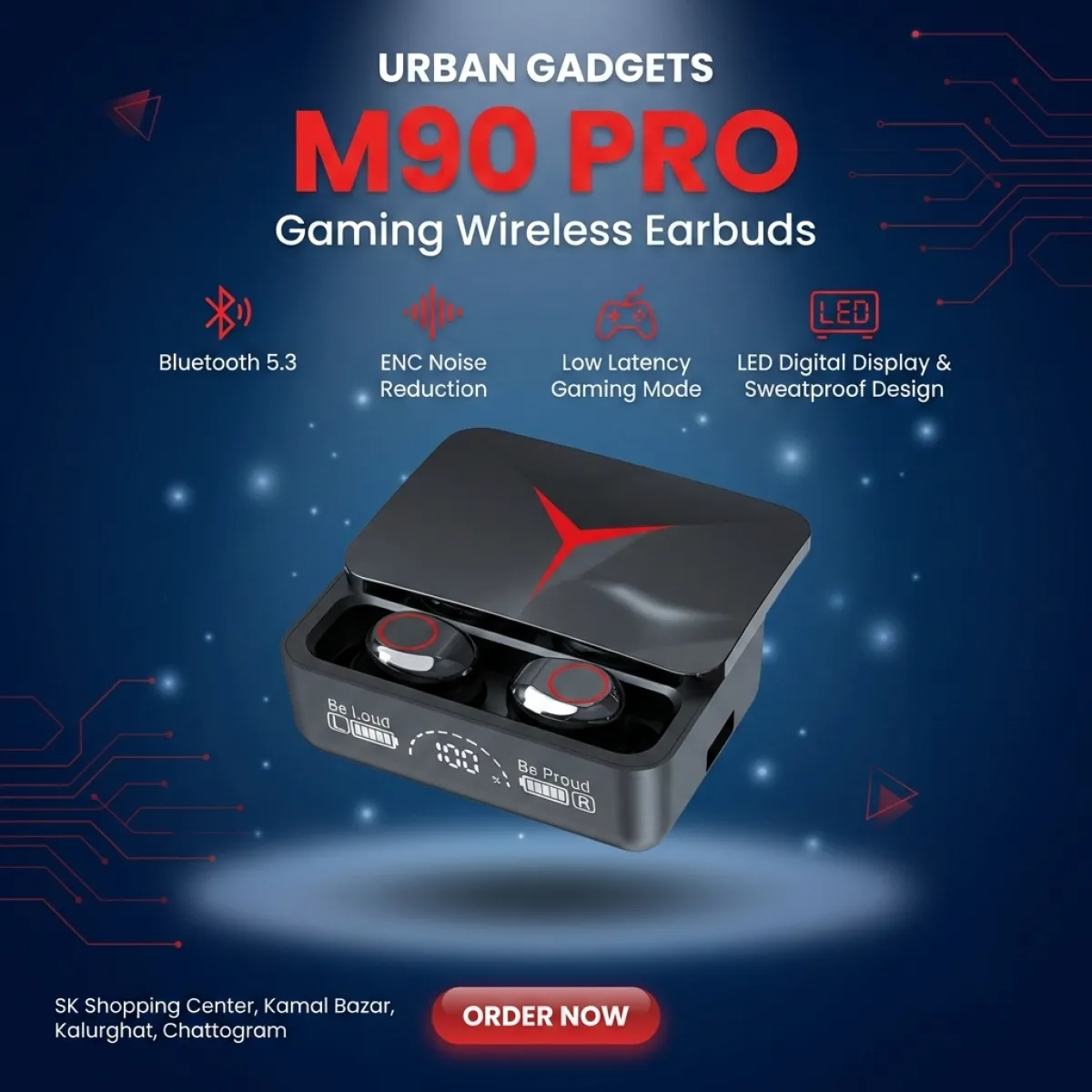 M90 Pro Tws Earbuds