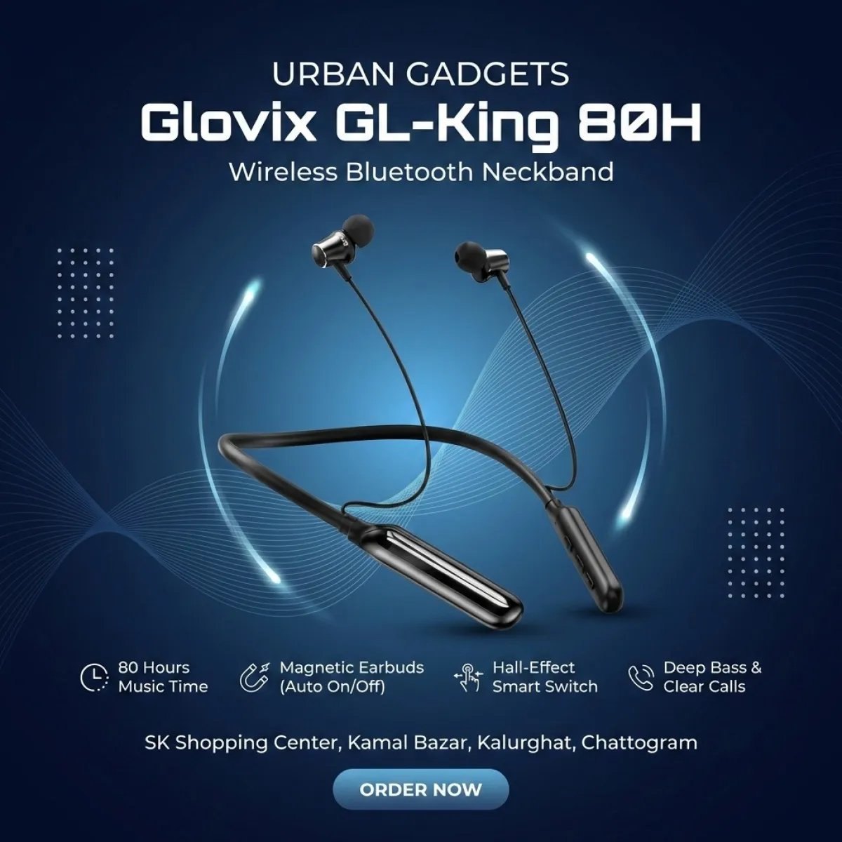 Glovix GLKING Neckband