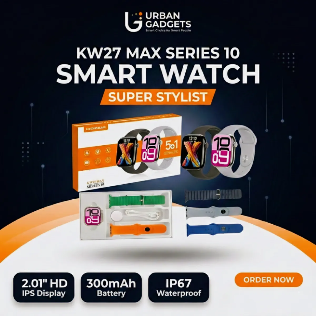 KEQIWEAR KW27 Smart Watch