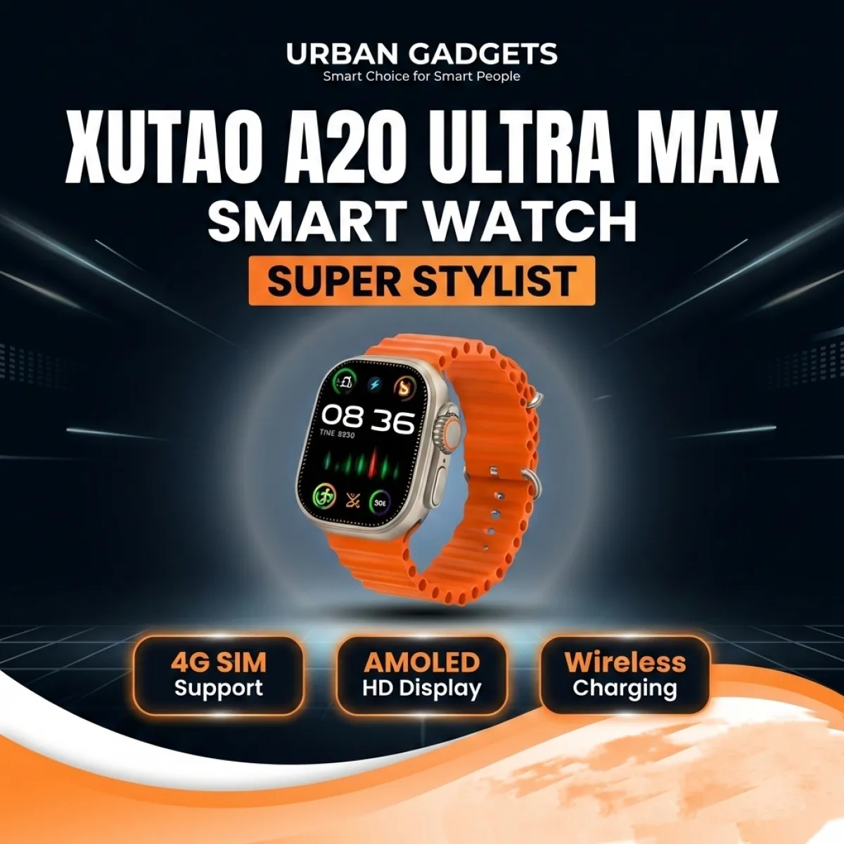 XUTAO A20ultra Max Smart Watch