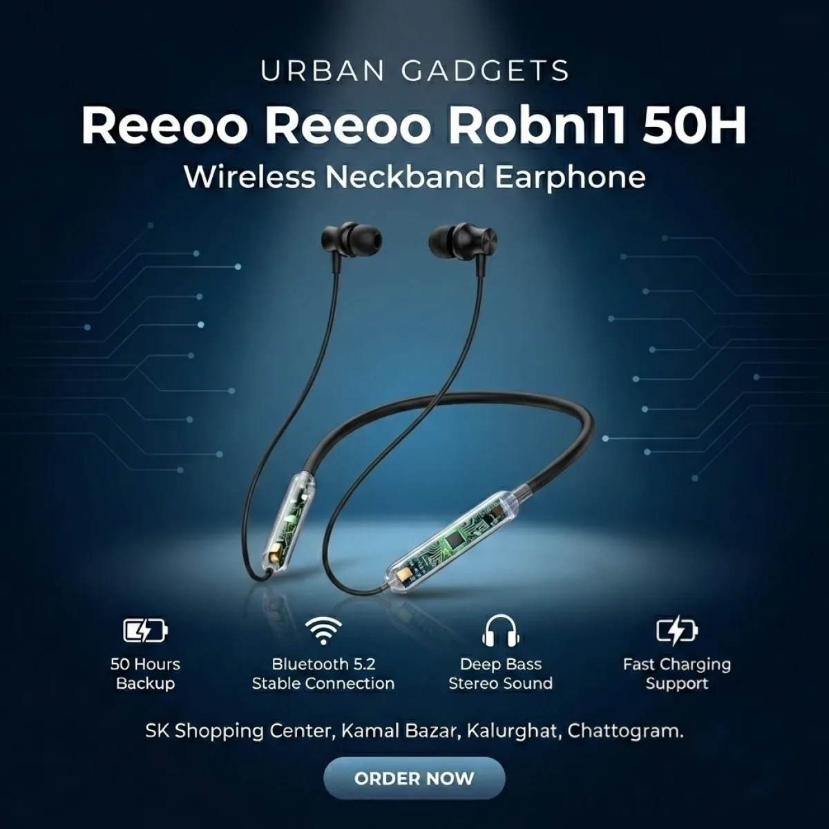 REEOO RoBN11 Transparent Neckband