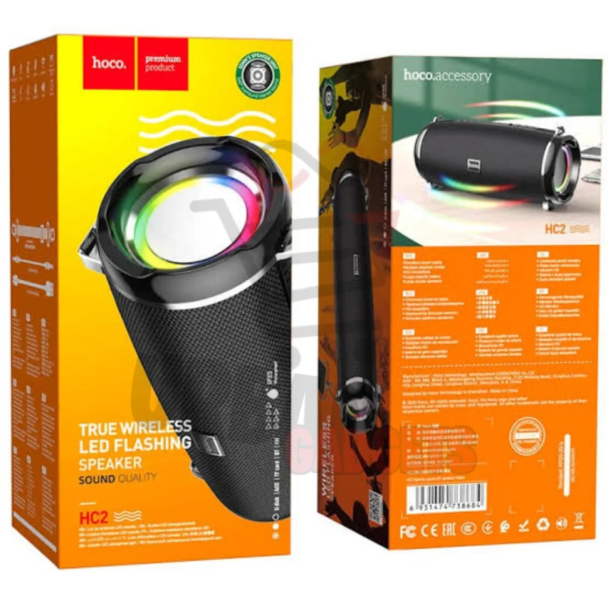 Hoco HC2 RGB Portable Bluetooth Speaker