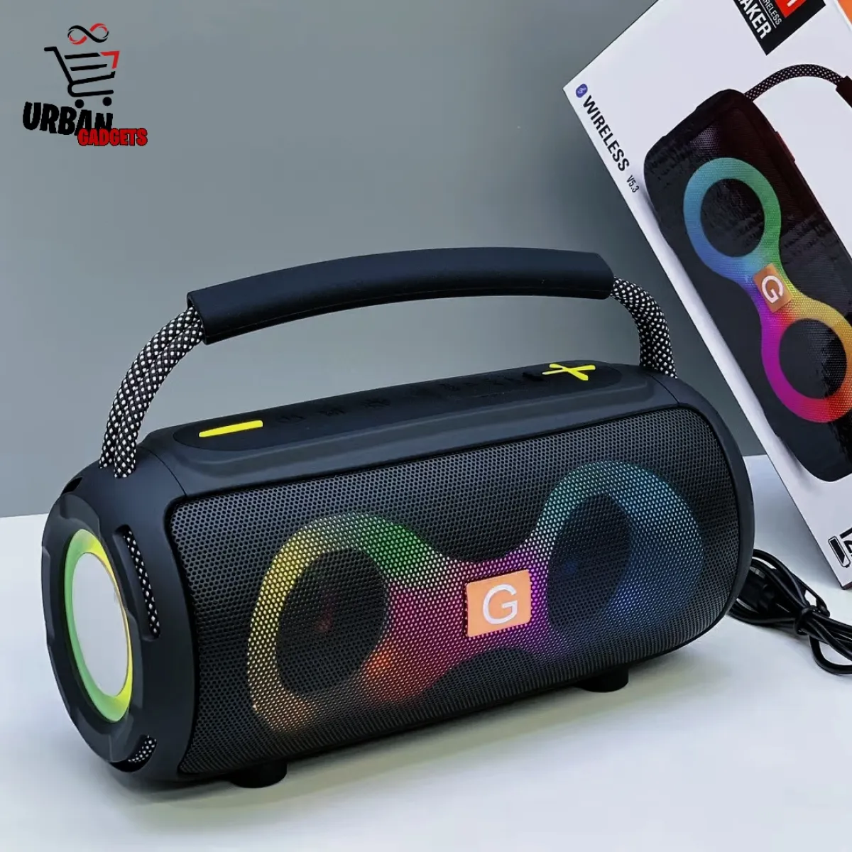 ET-311 Bluetooth Colorful Lighting Party Bass Speaker