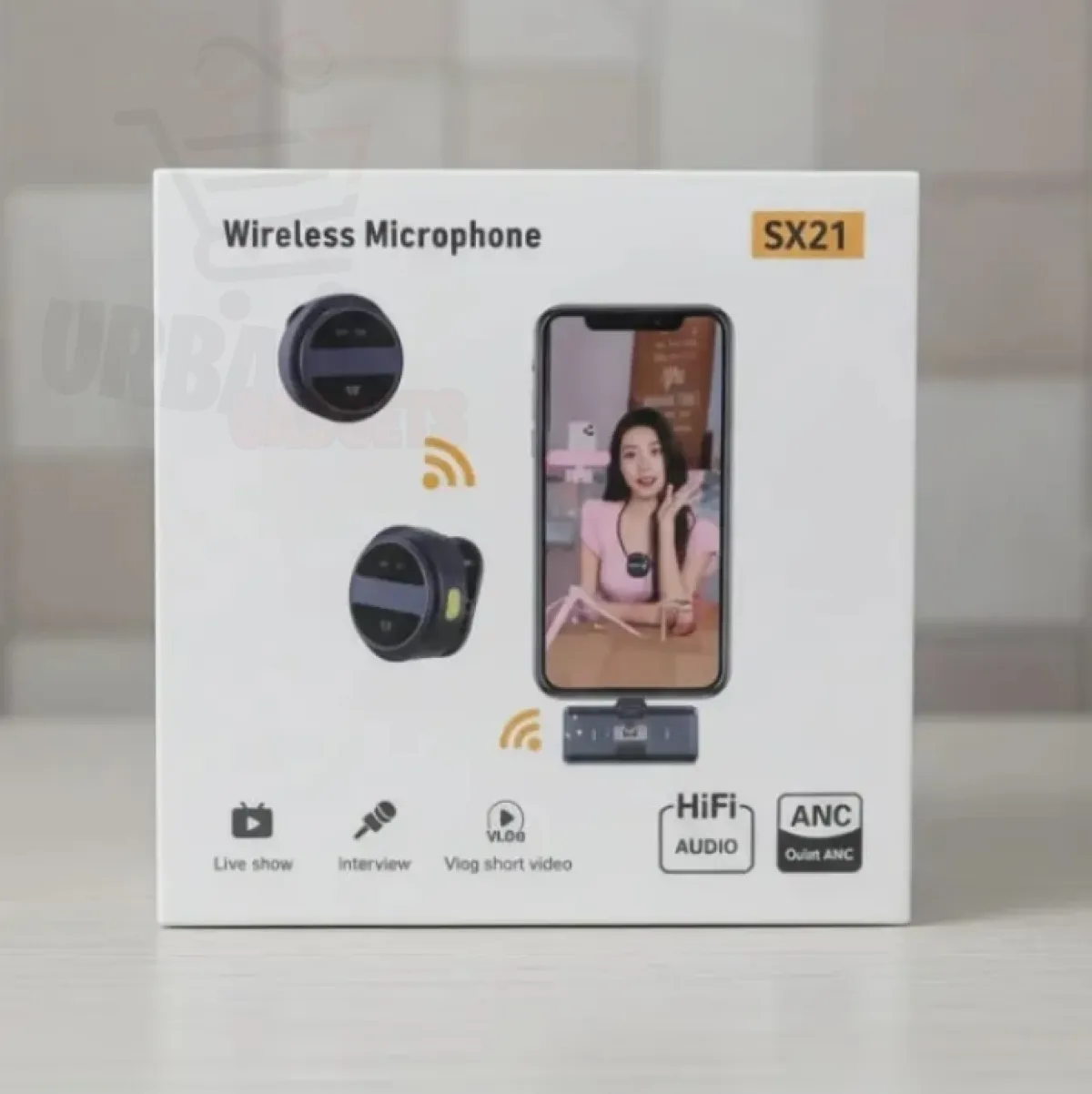 SX21 Round Magnetic Digital Wireless Microphone