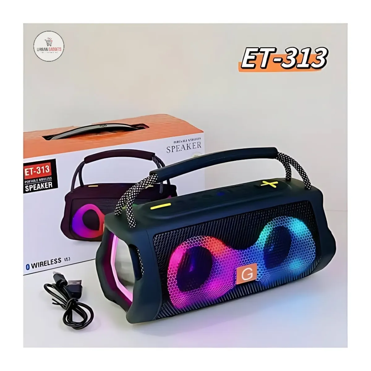 ET313 Bluetooth Speaker with RGB Light