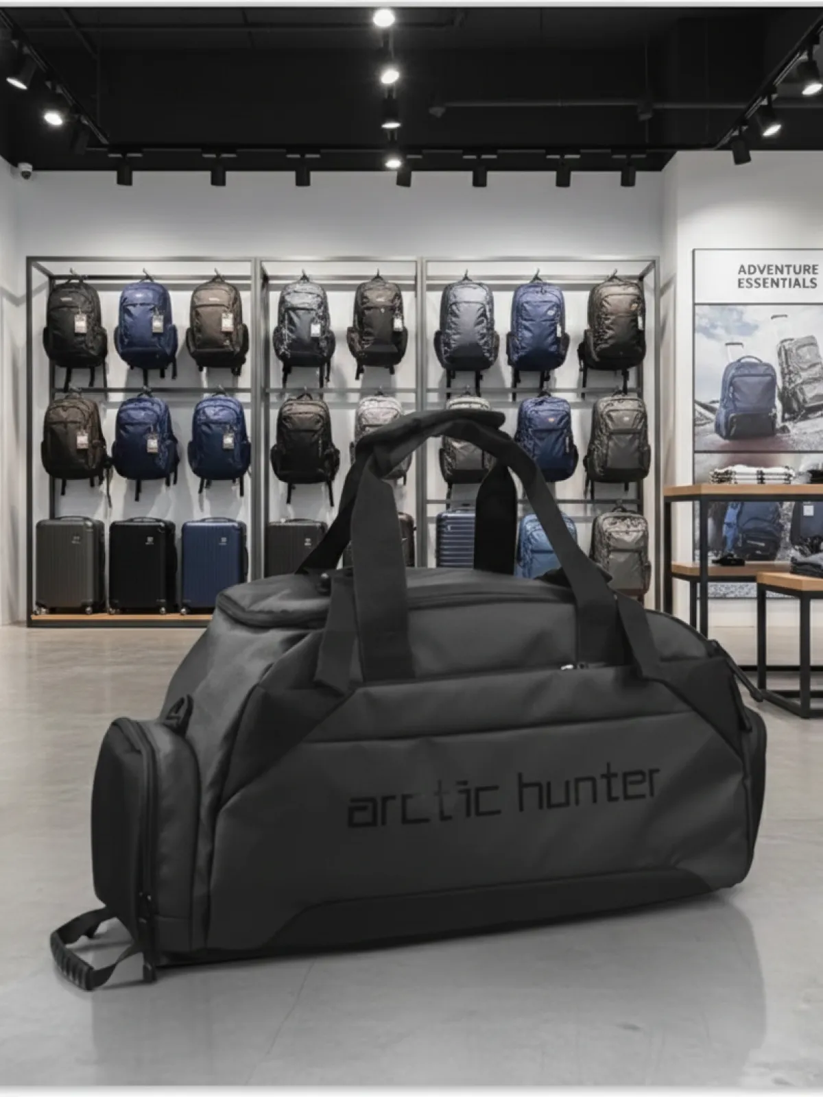 Arctic Hunter Bag Double Layer (BLACK)