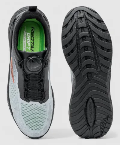Redtape Dial Lace Athleisure Sport Shoes For Men | Black Hblue Edition_img_2