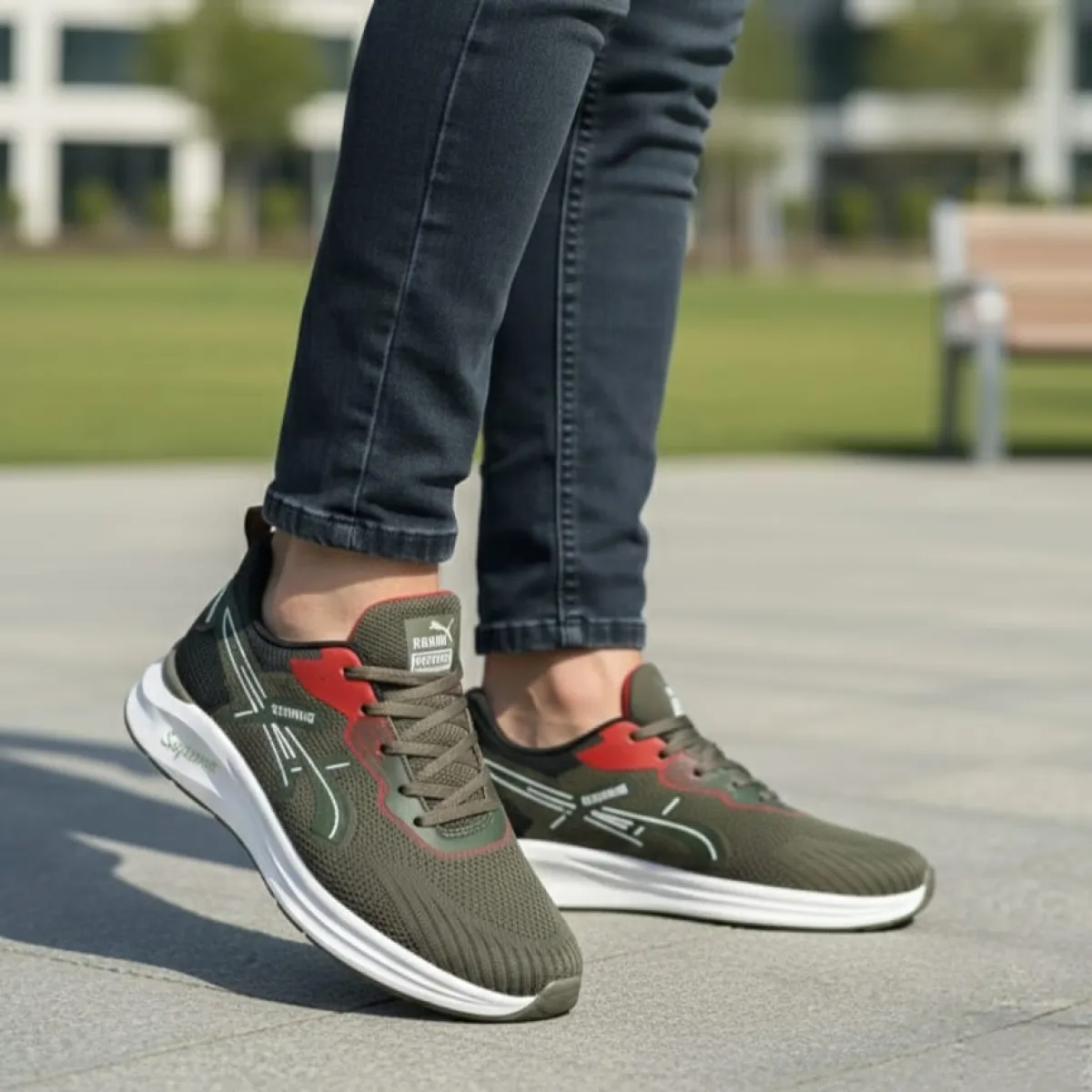 PUMA SNEAKERS (OLIVE)