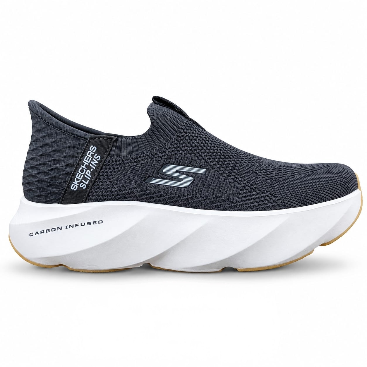 SKECHERS 100% ORGINAL SLIP-INS (DK GREY)