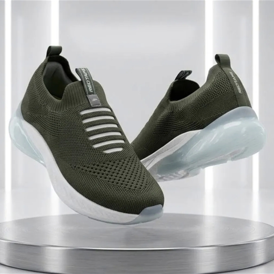 REDTAPE unisex SLIP-INS (PURE OLIVE STRIPE)