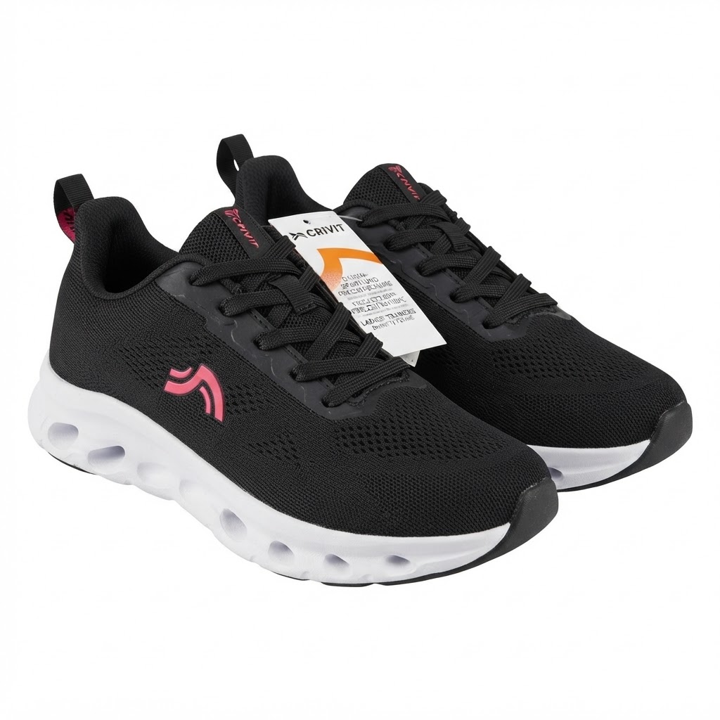 WOMEN 100% ORGINAL soft RUNNING CRIVIT (BLACK)
