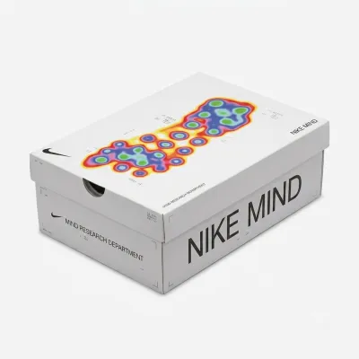 100% ORGINIAL NIKE PREMIUM MIND001 (White silver) with box_img_1