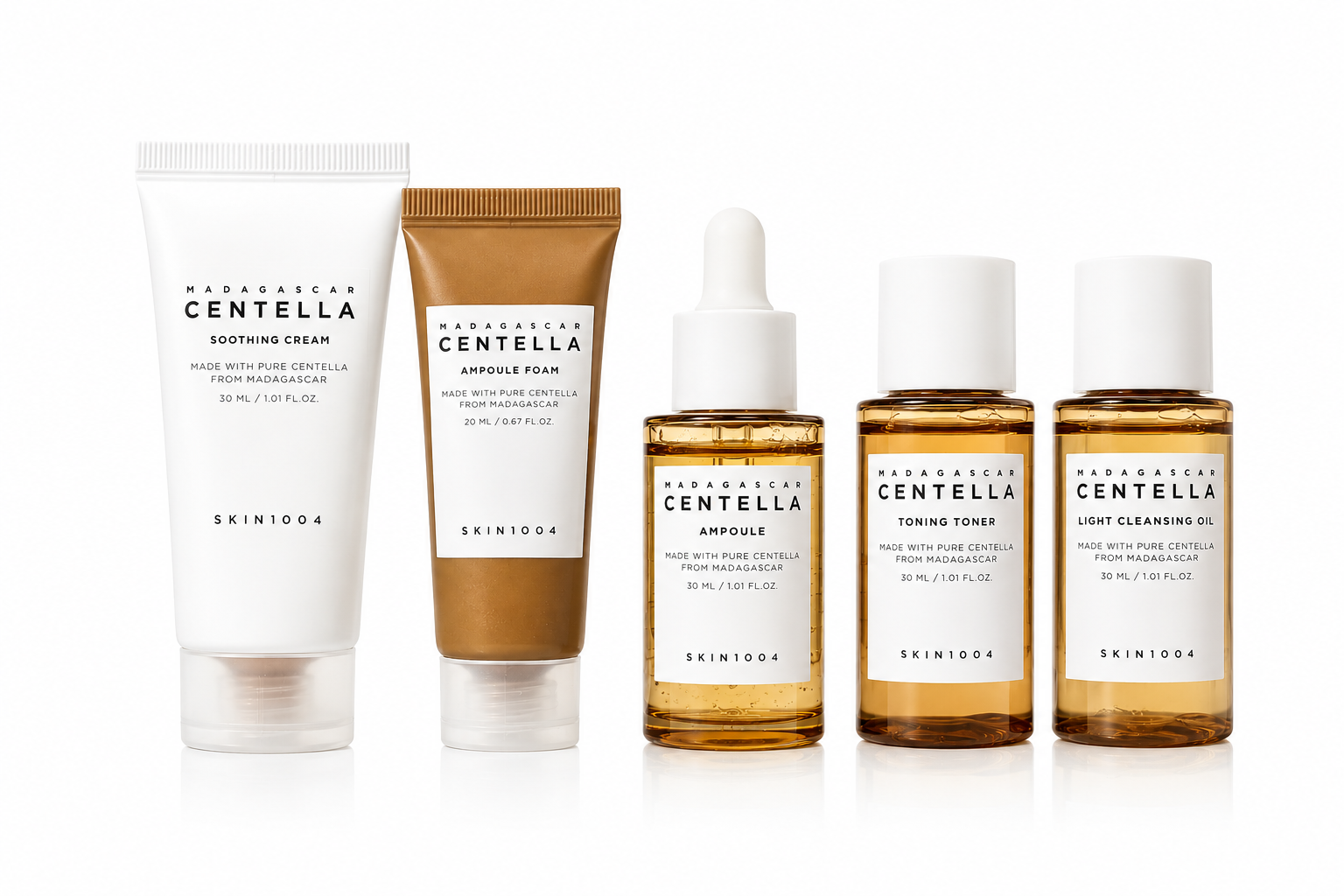 SKIN1004 Madagascar Centella Travel Kit - 5 Mini Skincare Product