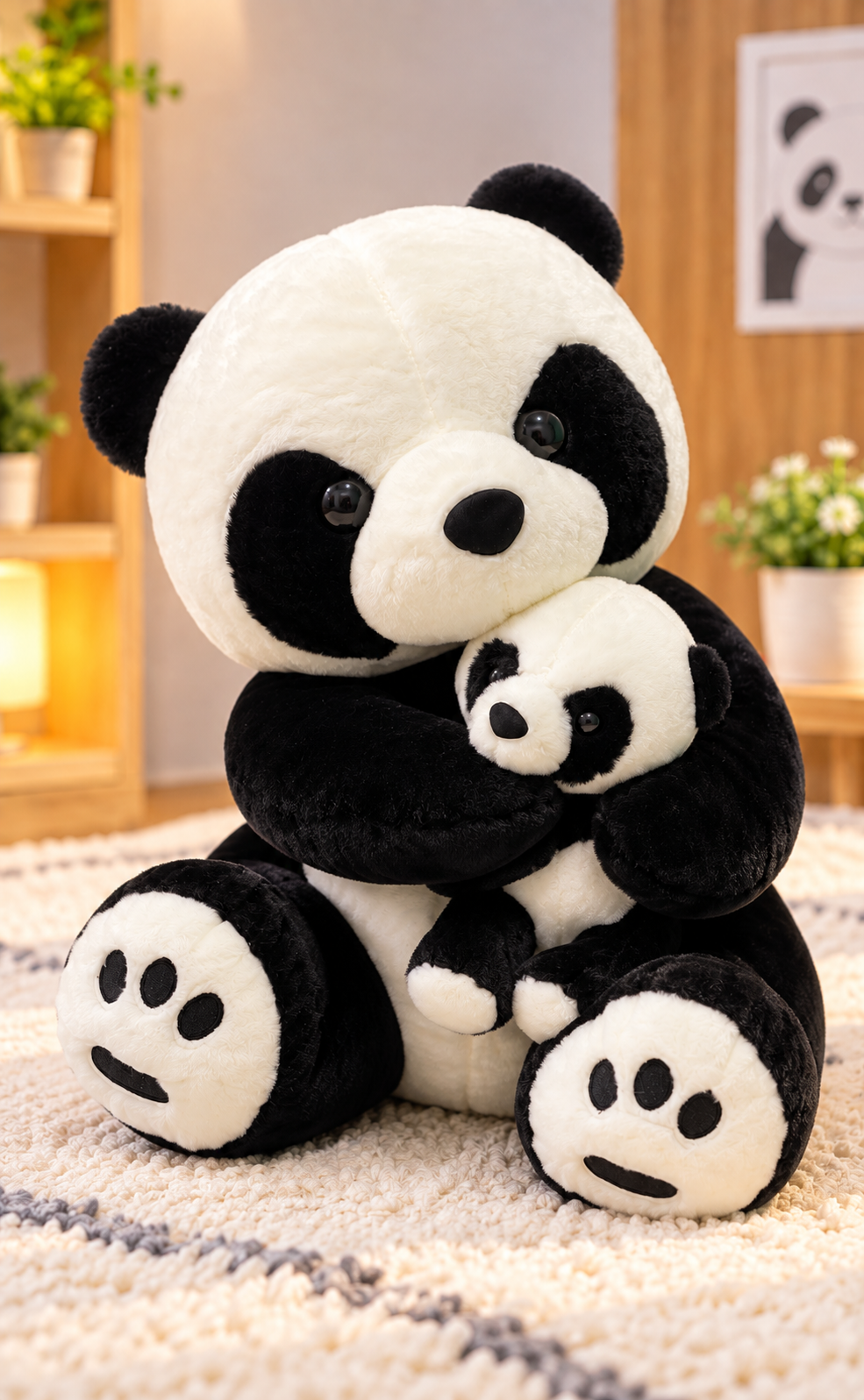 Panda Cuddle Duo Plush thumbnail 2