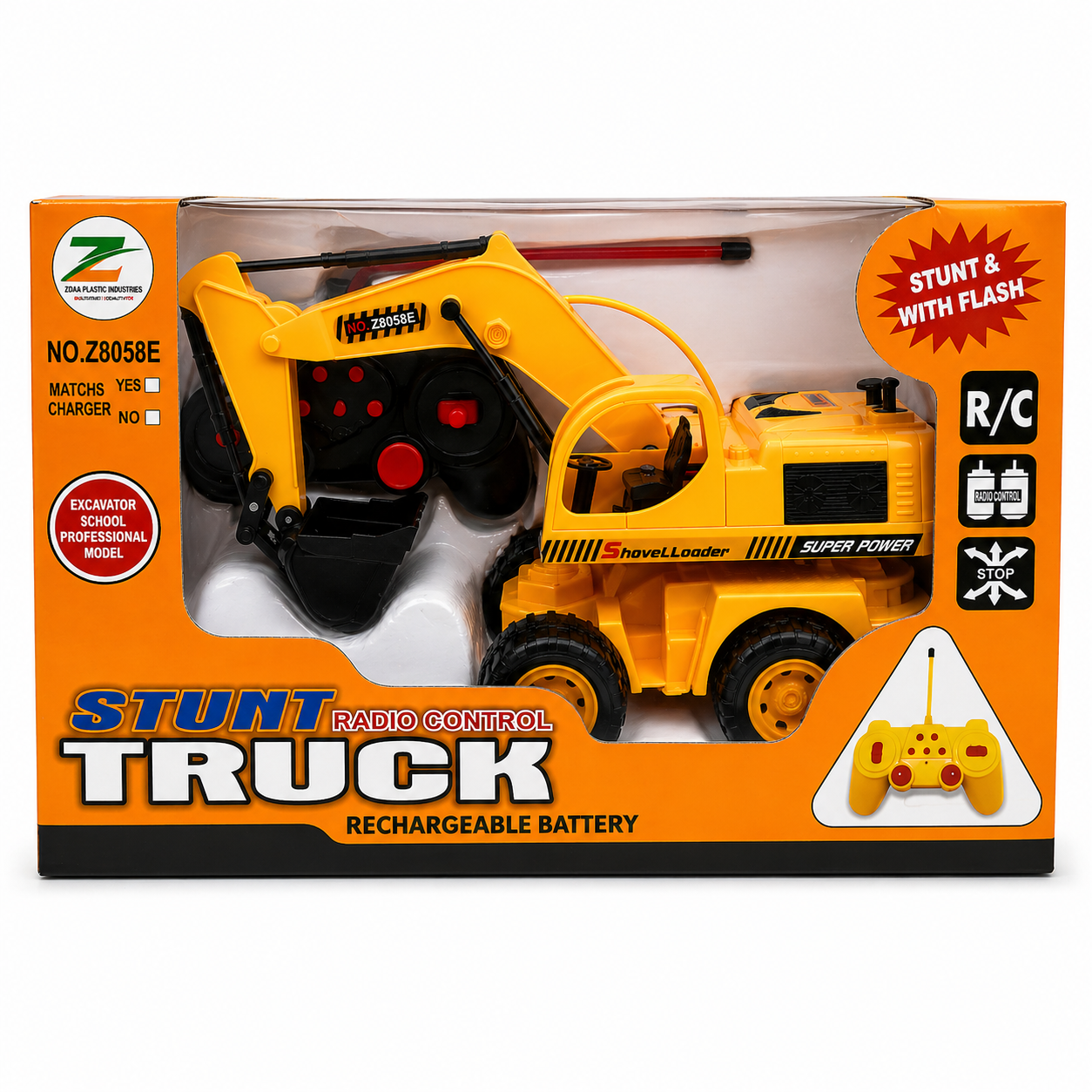 Remote Control Excavator Construction Truck Toy thumbnail 5