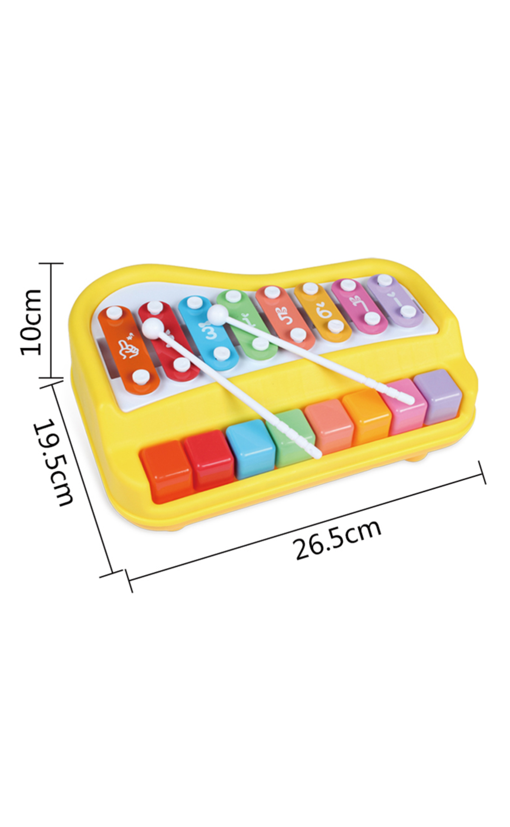 2-in-1 Piano & Xylophone Toy thumbnail 2