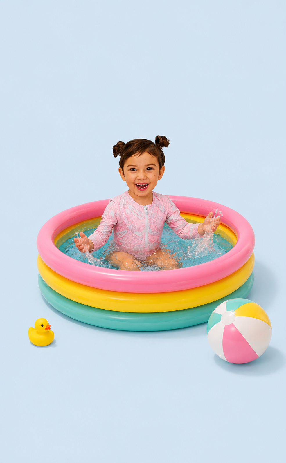 INTEX Soft Floor Inflatable Baby Pool