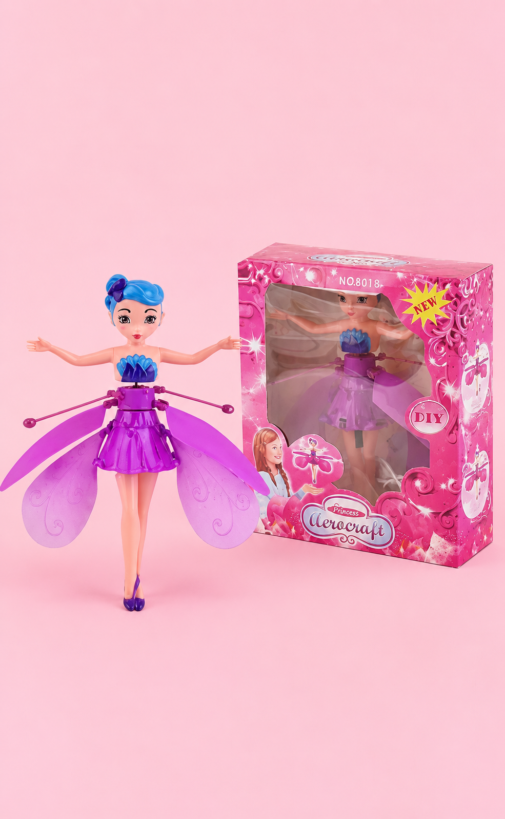 Princess Flying Doll with Motion Sensor & USB Cable thumbnail 2