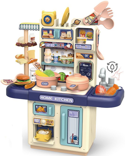 Kitchen Set Toys 81 CM, 44 Pcs thumbnail 3