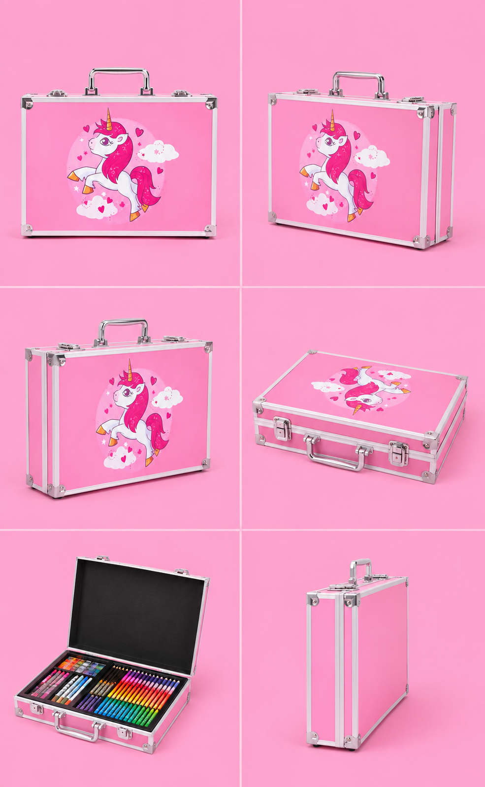 145+ Pcs Deluxe Unicorn Art Kit thumbnail 5
