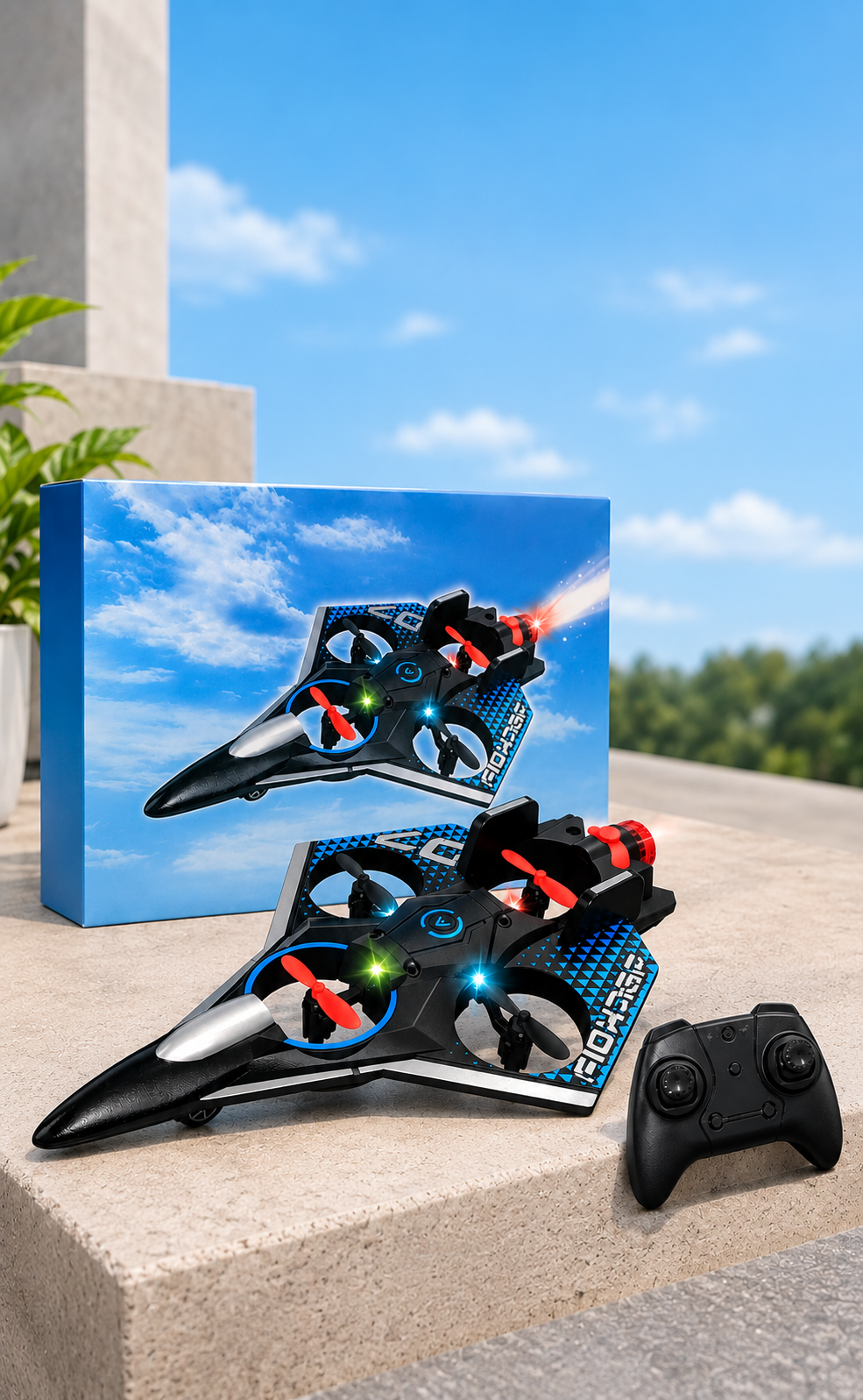 Starfighter Aircraft 360° Circling RC Fighter Durable foam Airplane thumbnail 2