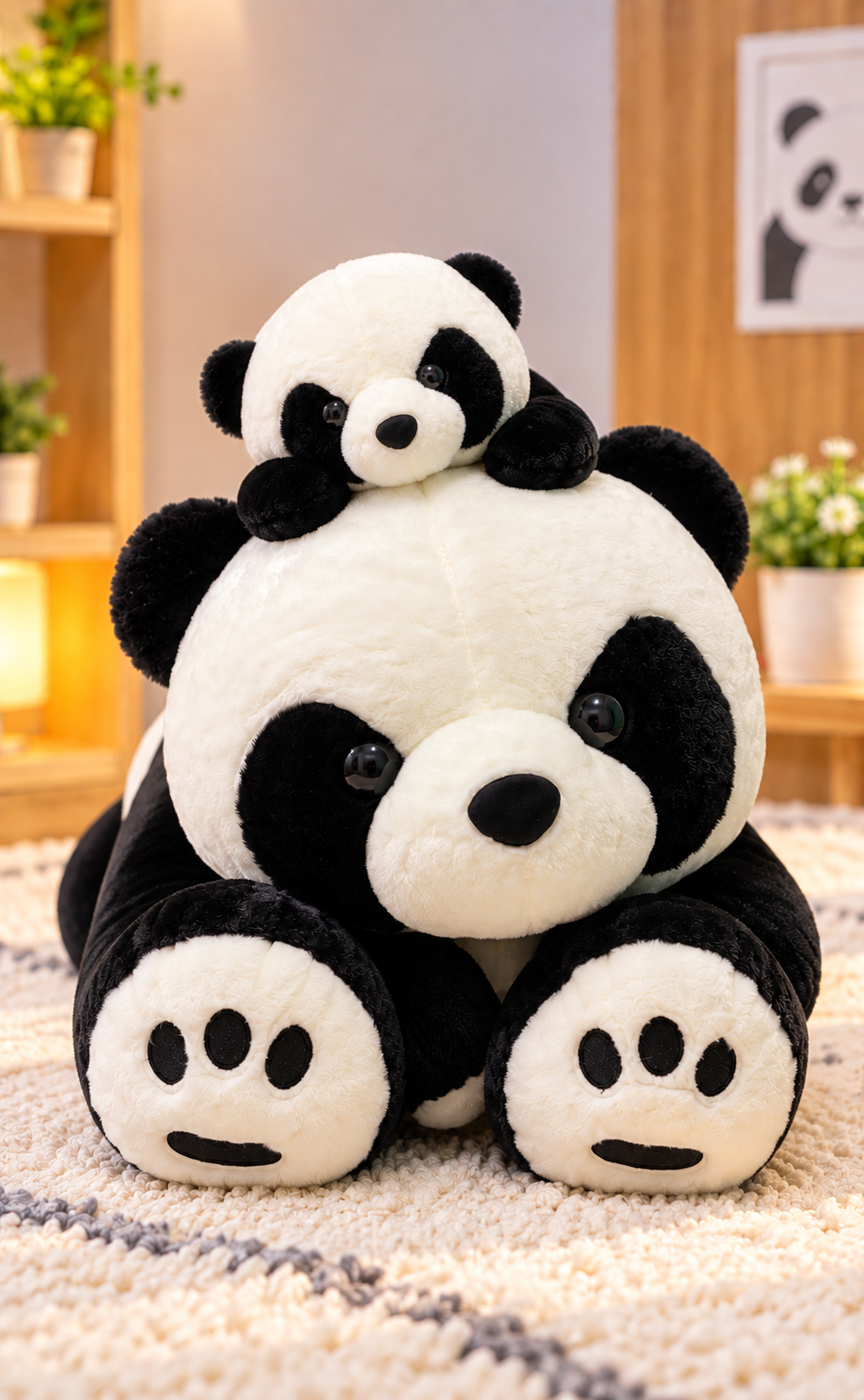 Panda Cuddle Duo Plush thumbnail 3