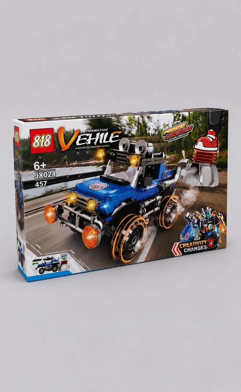 LEGO 457 Pcs 2-in-1 Transforming Off-Road Jeep Set