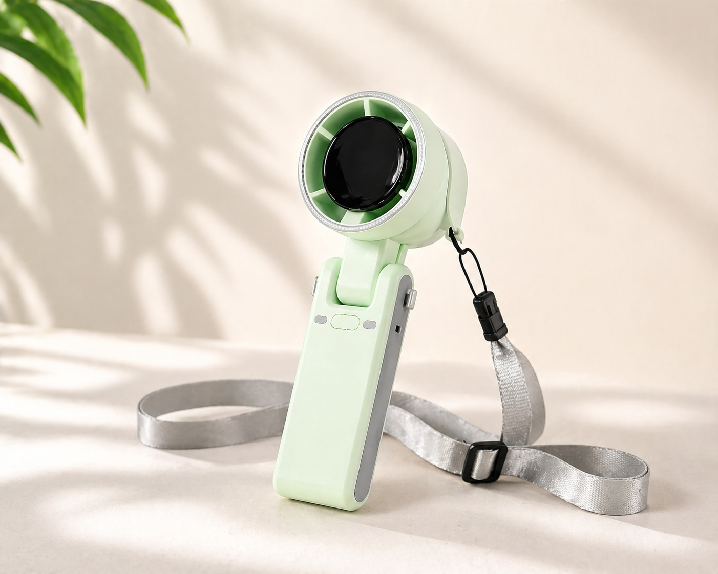 1800 mAh 5 Speed Portable Turbo Handheld Fan USB Rechargeable Foldable Mini Cooling Fan thumbnail 5
