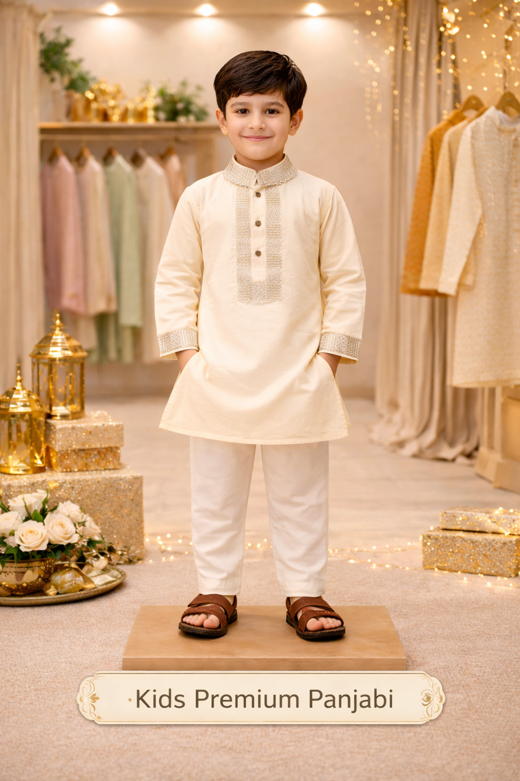 Kids Premium Panjabi Set with Paijama