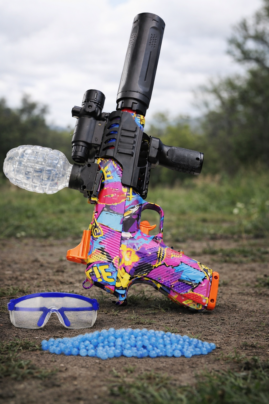 M1911 Electric Gel Ball Blaster Gun thumbnail 2