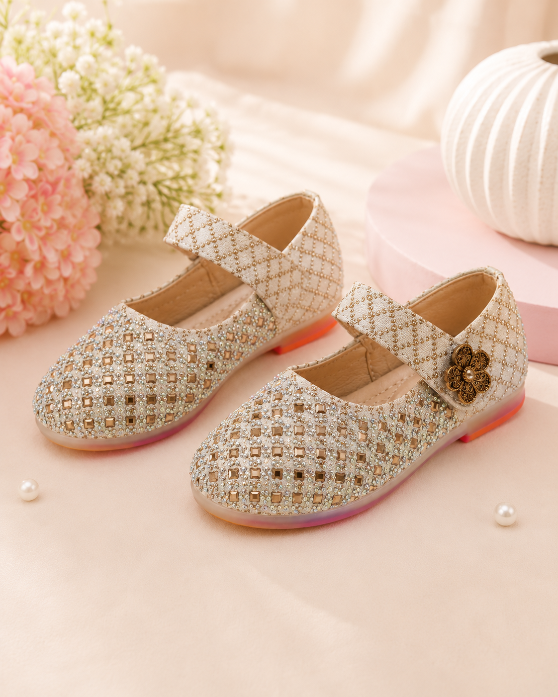 Diamond Glow Princess Shoes
