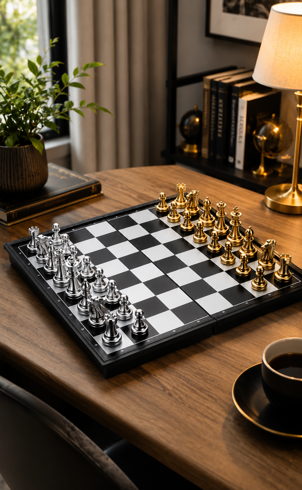 Magnetic Chess- Golden & Silver Guti