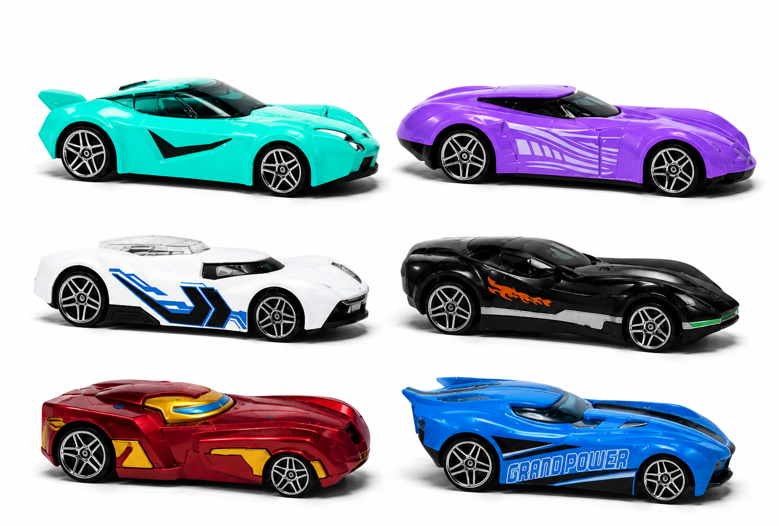 Metal Speedster Car Pack 6 Pcs thumbnail 2