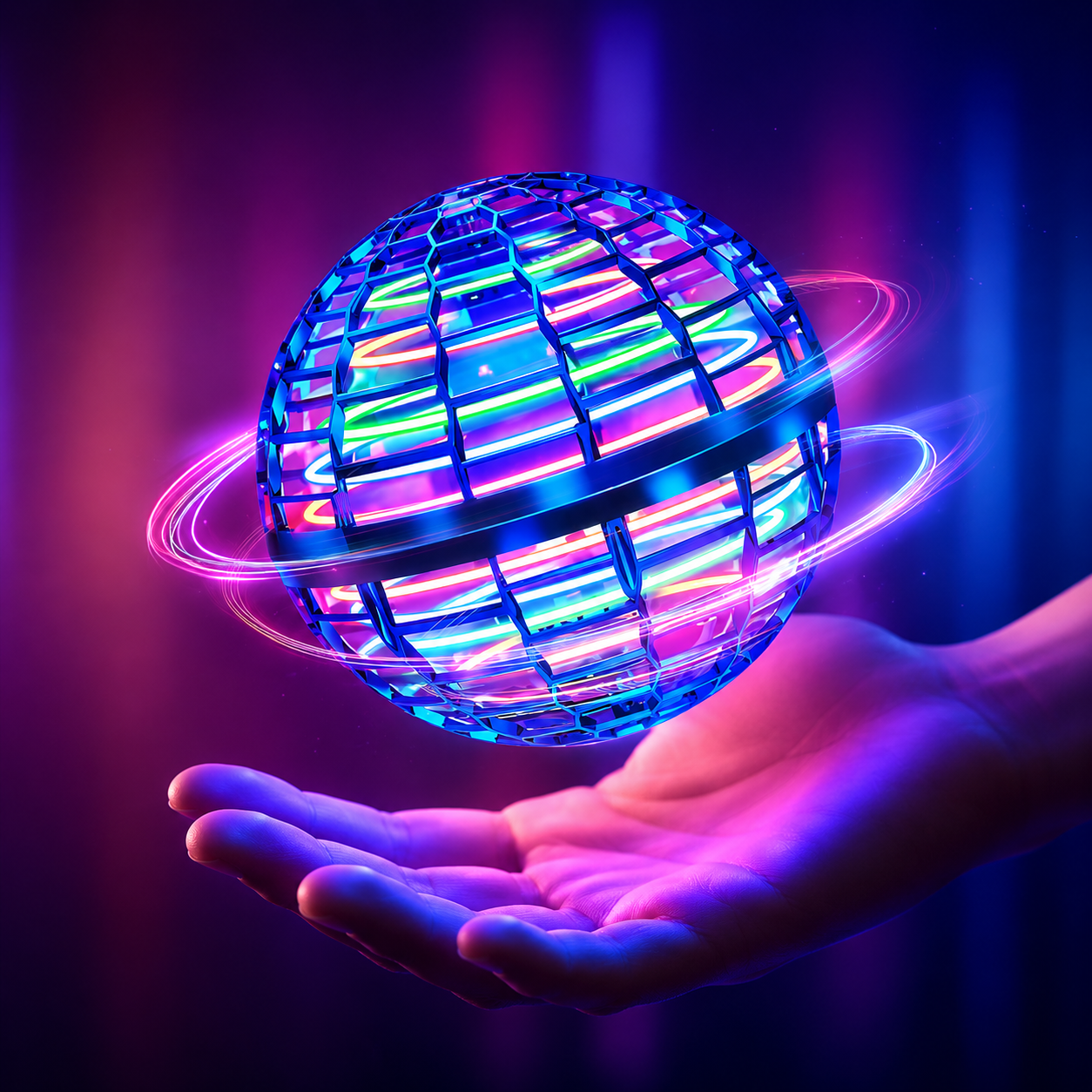 360° RGB Magic Flying Ball Toy
