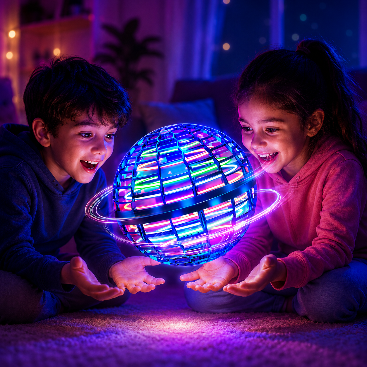 360° RGB Magic Flying Ball Toy thumbnail 3