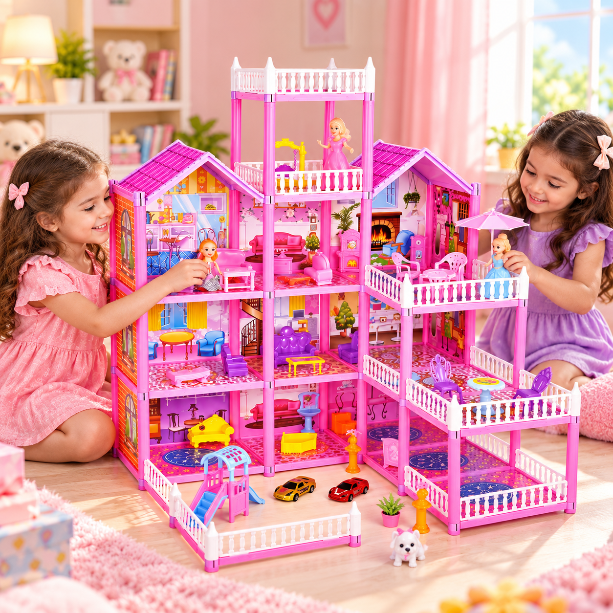 Luxury Dream Castle Playhouse 257 Pieces