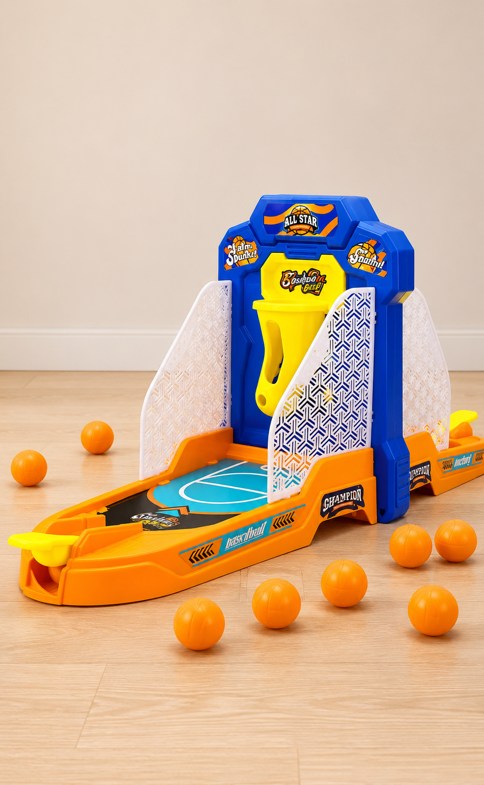 🏀 Kids Double Shot Basketball Arcade Game Set – Interactive Indoor Shooting Toy thumbnail 3
