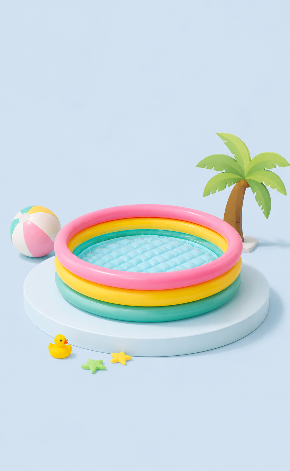 INTEX Soft Floor Inflatable Baby Pool thumbnail 4