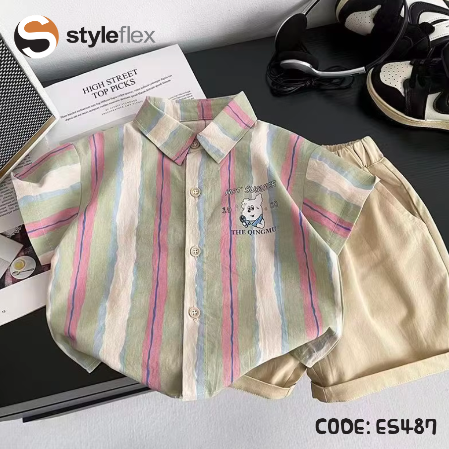 Elegent Stripe - Imported Baby Set - Exclusive Set
